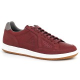 Basket Icons Lea Maroquinerie Le Coq Sportif Homme Rouge Marron Pas Cher